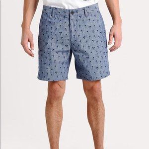 Bonobos Limited Edition Palm Tree Cotton Shorts Big and Tall Summer Vacation